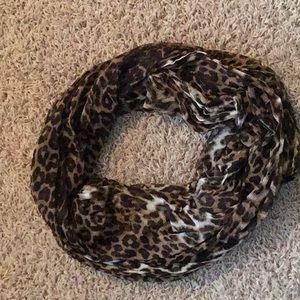 Animal print infinity scarf